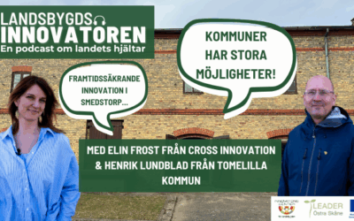 Landsbygdsinnovatören: Elin Frost från Cross Innovation och Henrik Lundblad från Tomelilla Kommun