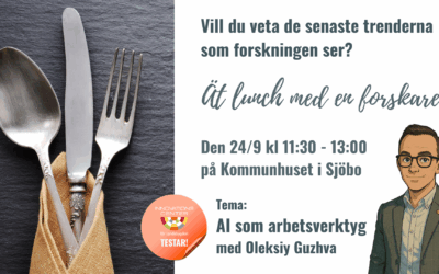 Ät lunch med en forskare: AI som arbetsverktyg