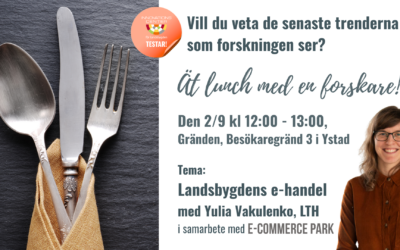 Ät lunch med en forskare: Landsbygdens e-handel