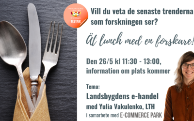 Ät lunch med en forskare: Landsbygdens e-handel