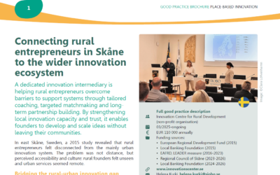 Vi lyfts som gott exempel inom ”Place-based innovation”